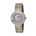  Shop Authentic Swarovski Lovely Crystals Mother of Pearl Dial Two Tone Steel Strap Watch for Women - 1187022 - Luxxuri