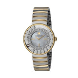  Shop Authentic Swarovski Lovely Crystals Mother of Pearl Dial Two Tone Steel Strap Watch for Women - 1187022 - Luxxuri