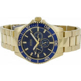  Shop Authentic Guess Chaser Multifunction Blue Dial Gold Steel Strap Watch for Men - W0172G5 - Luxxuri