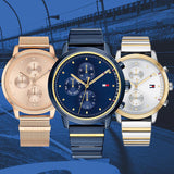 Shop Authentic Tommy Hilfiger Blake Blue Dial Blue Steel Strap Watch for Women - 1781893 - Luxxuri