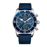  Shop Authentic Breitling Superocean Heritage Chronograph 44 Blue Dial Blue Mesh Bracelet Watch for Men - A13313161C1S1 - Luxxuri