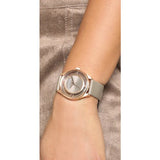  Shop Authentic Marc Jacobs Tether Grey Dial Grey Leather Strap Watch for Women - MBM1375 - Luxxuri