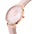  Shop Authentic Daniel Wellington Petite Rouge Pink Dial Pink Leather Strap Watch For Women - DW00100511 - Luxxuri