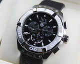  Shop Authentic Tag Heuer Aquaracer Chronograph Black Dial Black Rubber Strap Watch for Men - CAY1110.FT6041 - Luxxuri