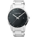  Shop Authentic Calvin Klein City Chronograph Black Dial Silver Steel Strap Watch for Men - K2G2G14Y - Luxxuri