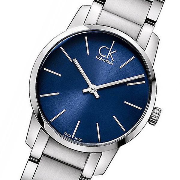  Shop Authentic Calvin Klein City Blue Dial Silver Steel Strap Watch for Women - K2G2314N - Luxxuri
