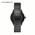  Shop Authentic Emporio Armani Meccanico Automatic Black Dial Black Steel Strap Watch For Men - AR60054 - Luxxuri