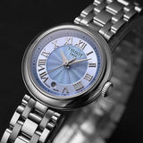  Shop Authentic Tissot Bellissima Small Lady Light Blue Dial Silver Steel Strap Watch for Women - T126.010.11.133.00 - Luxxuri