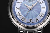  Shop Authentic Tissot Bellissima Small Lady Light Blue Dial Silver Steel Strap Watch for Women - T126.010.11.133.00 - Luxxuri