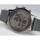  Shop Authentic Hugo Boss Architectural Grey Dial Grey Leather Strap Watch for Men - 1513570 - Luxxuri