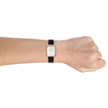  Shop Authentic Emporio Armani Gioia Quartz Mother of Pearl Dial Black Leather Strap Watch For Women - AR11390 - Luxxuri