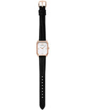  Shop Authentic Emporio Armani Gioia Quartz Mother of Pearl Dial Black Leather Strap Watch For Women - AR11390 - Luxxuri