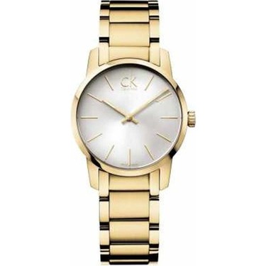  Shop Authentic Calvin Klein City Silver Dial Gold Steel Strap Watch for Men - K2G21546 - Luxxuri