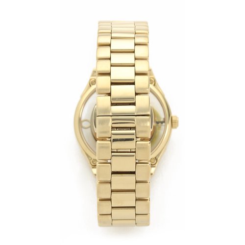  Shop Authentic Marc Jacobs Marc Tether Transparent Gold Dial Gold Steel Strap Watch for Women - MBM3413 - Luxxuri