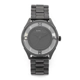 Shop Authentic Marc Jacobs Tether Transparent Black Dial Black Steel Strap Watch for Women - MBM3419 - Luxxuri