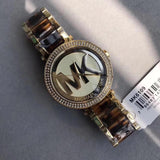  Shop Authentic Michael Kors Parker Chronograph Gold Dial Two Tone Steel Strap Watch for Women - MK6109 - Luxxuri