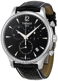  Shop Authentic Tissot T Classic Tradition Chronograph Black Dial Black Leather Strap Watch For Men - T063.617.16.057.00 - Luxxuri