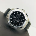  Shop Authentic Tag Heuer Aquaracer Chronograph Black Dial Black Rubber Strap Watch for Men - CAY1110.FT6041 - Luxxuri