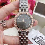  Shop Authentic Michael Kors Darci Quartz Grey Dial Grey Steel Strap Watch For Women - MK3432 - Luxxuri