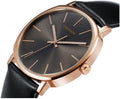  Shop Authentic Calvin Klein Posh Black Dial Black Leather Strap Watch for Men - K8Q316C3 - Luxxuri