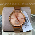  Shop Authentic Michael Kors Portia Rose Gold Dial Two Tone Steel Strap Watch for Women - MK3706 - Luxxuri