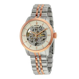  Shop Authentic Fossil Townsman Automatic Skeleton White Dial Two Tone Steel Strap Watch for Men - ME3075 - Luxxuri