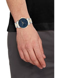  Shop Authentic Calvin Klein City Blue Dial Silver Steel Strap Watch for Women - K2G2314N - Luxxuri