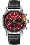  Shop Authentic Breitling Top Time B01 Chevrolet Corvette Red Dial Black Leather Strap Watch for Men - AB01761A1K1X1 - Luxxuri