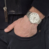  Shop Authentic Emporio Armani Renato Chronograph Cream Dial Silver Steel Strap Watch For Men - AR2458 - Luxxuri