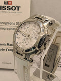  Shop Authentic Tissot T Race Lady Chronograph White Dial White Rubber Strap Watch for Women - T048.217.17.017.00 - Luxxuri