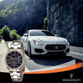  Shop Authentic Maserati Competizione Blue Dial Silver Steel Strap Watch For Men - R8853100011 - Luxxuri