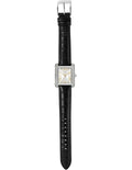  Shop Authentic Michael Kors Lake Quartz White Dial Black Leather Strap Watch For Women - MK2762 - Luxxuri