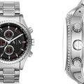  Shop Authentic Armani Exchange The Driver Chronograph Black Dial Silver Steel Strap Watch For Men - AX1612 - Luxxuri