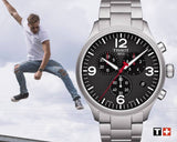  Shop Authentic Tissot Chrono XL Black Dial Silver Steel Strap Watch For Men - T116.617.11.057.00 - Luxxuri
