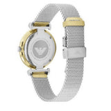  Shop Authentic Emporio Armani Gianni T Bar Mother of Pearl Dial Silver Mesh Bracelet Watch For Women - AR2068 - Luxxuri