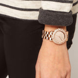  Shop Authentic Marc Jacobs Marci Crystals Rose Gold Dial Rose Gold Steel Strap Watch for Women - MBM3192 - Luxxuri