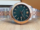  Shop Authentic Versace V-Urban Green Dial Two Tone Steel Strap Watch for Men - VELQ00619 - Luxxuri