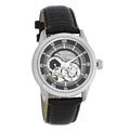  Shop Authentic Bulova BVA Classic Automatic Silver Dial Black Leather Strap Watch for Men - 96A135 - Luxxuri