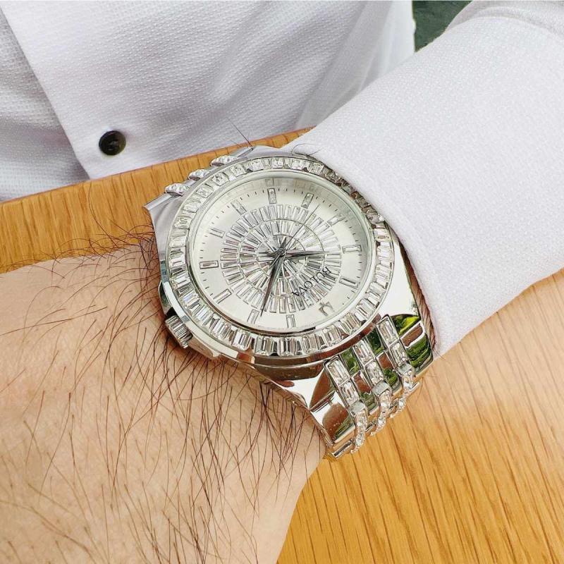  Shop Authentic Bulova Phantom Crystal Silver Dial Silver Steel Strap Watch for Men - 96A236 - Luxxuri