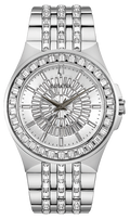  Shop Authentic Bulova Phantom Crystal Silver Dial Silver Steel Strap Watch for Men - 96A236 - Luxxuri