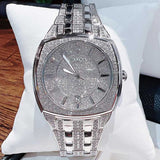  Shop Authentic Bulova Phantom Swarovski Crystal Pave Silver Dial Silver Steel Strap Watch for Men - 98B296 - Luxxuri