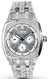  Shop Authentic Bulova Crystal Collection Phantom Silver Dial Silver Steel Strap Watch for Men - 96C002 - Luxxuri