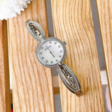  Shop Authentic Bulova Crystal Collection Mother of Pearl Dial Silver Steel Strap Watch for Women - 96L223 - Luxxuri