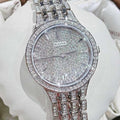  Shop Authentic Bulova Crystal Collection Silver Dial Silver Steel Strap Watch for Women - 96L243 - Luxxuri