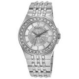  Shop Authentic Bulova Phantom Crystal Silver Dial Silver Steel Strap Watch for Men - 96A236 - Luxxuri