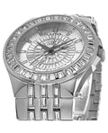  Shop Authentic Bulova Phantom Crystal Silver Dial Silver Steel Strap Watch for Men - 96A236 - Luxxuri