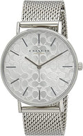 Coach Perry Quartz Silver Dial Silver Mesh Bracelet Watch for Women - 14503384