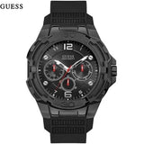  Shop Authentic Guess Genesis Quartz Black Dial Black Silicone Strap Watch For Men - W1254G2 - Luxxuri