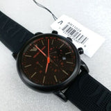  Shop Authentic Emporio Armani Luigi Chronograph Black Dial Black Rubber Strap Watch For Men - AR11024 - Luxxuri