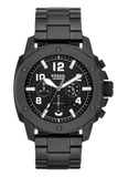  Shop Authentic Fossil Machine Chronograph Black Dial Black Steel Strap Watch for Men - FS4927 - Luxxuri